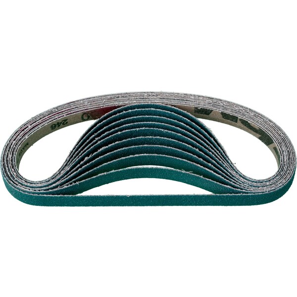 Pferd Coated Belt, Zirc, 1/2"x18", 80 Grit, 1/2" W, 18" L, Coated, Zirconia Alumina, 80 Grit 49730 - main